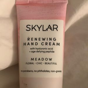 New Skylar Meadow Renewing Hand Cream with hyaluronic acid and peptides